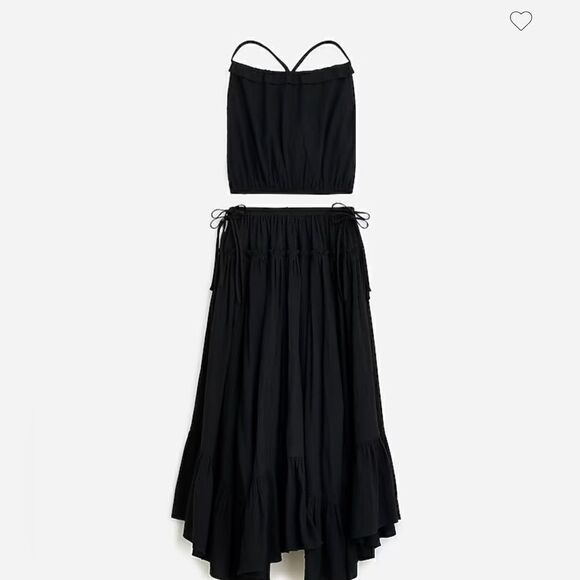 J.Crew Halter top and skirt set in airy gauze - Picture 5 of 6